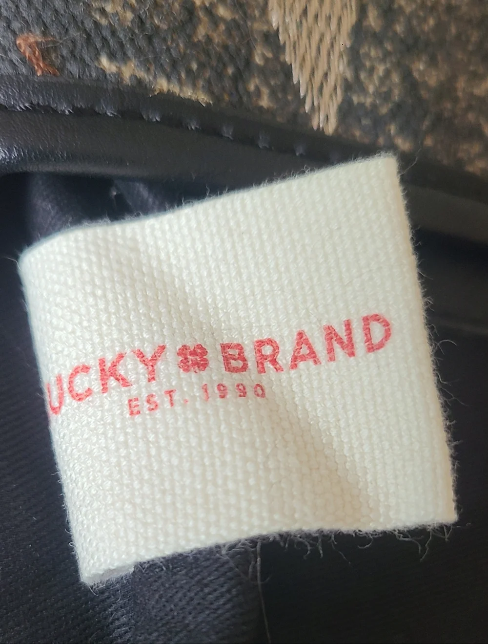 lucky brand aztec print canvas crossbody purse